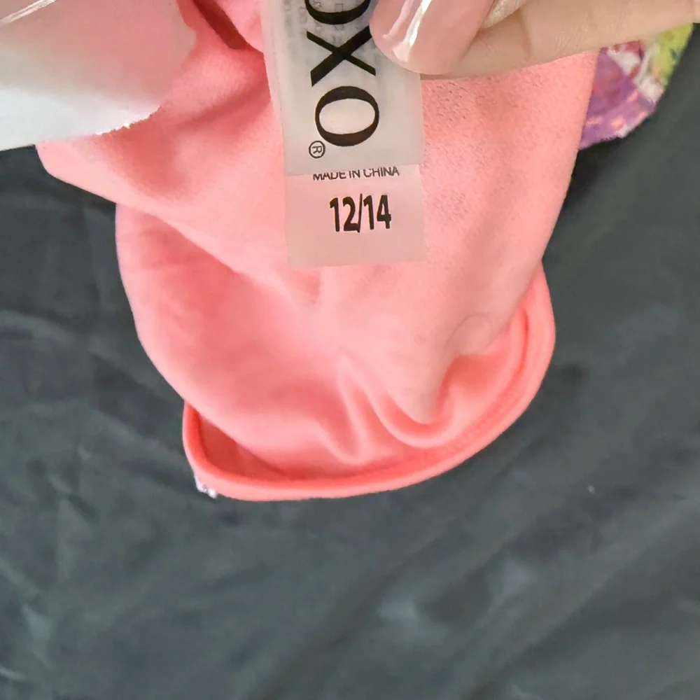 XOXO Girls Crochet Tankini Size 12/14 NEW